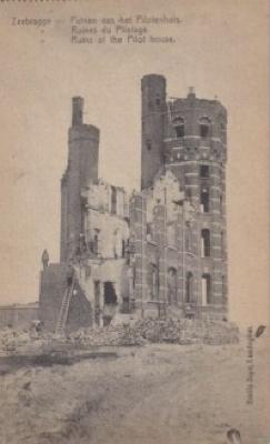 Zeebrugge - Puinen van het Pilotenhuis