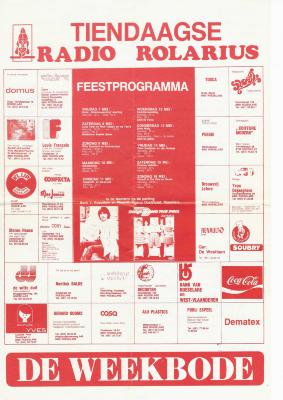 Tiendaagse Radio Rolarius, 7 - 16 mei 1982, Roeselare