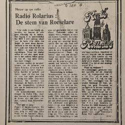Radio Rolarius: De stem van Roeselare