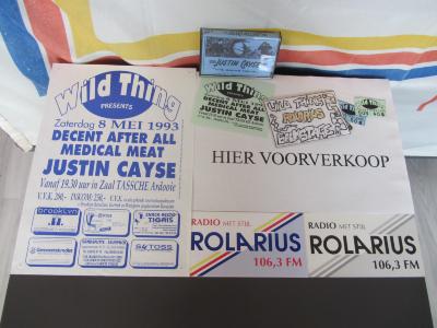 Voorverkoop Wild Thing concert, 1993