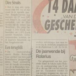 De jaarwende bij Rolarius