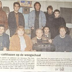 Roeselaarse cafébazen op de weegschaal