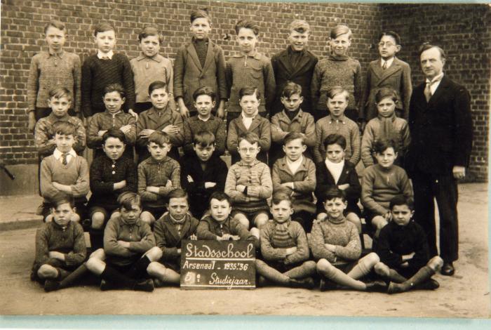 5de leerjaar stadsschool Arsenaal, schooljaar 1935-1936, Roeselare