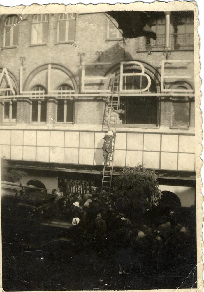 Brandstichting bij Callebert, Roeselare 1944