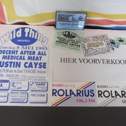 Voorverkoop Wild Thing concert, 1993