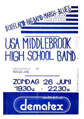 USA Middelbrook High School Band, zondag 26 juni