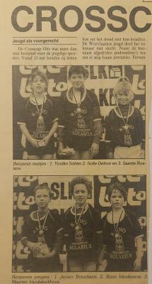 Winnaars Crosscup met t-shirt Radio Rolarius