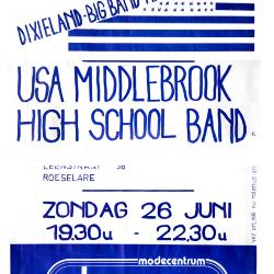 USA Middelbrook High School Band, zondag 26 juni 1986