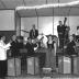 Orkest met zangeres, Izegem 1957