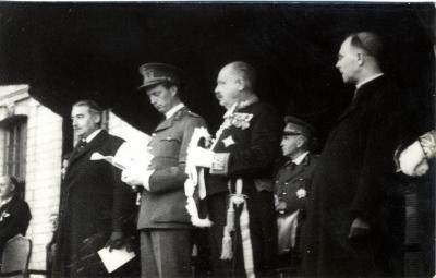 Bezoek koning Leopold III aan Roeselare, 1937