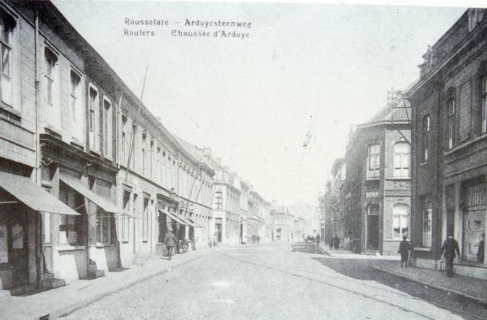 Straatzicht Ardooisesteenweg, Interbellum