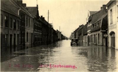 Overstroming Diksmuidsesteenweg, 1925