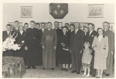 Priesterwijding van oom Christelle Dejonckheere in 1956