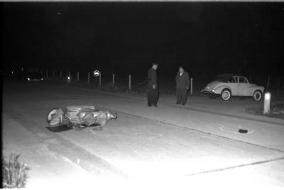 Verkeersongeval aan Debals, Izegem 1957