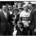 Wielerwedstrijd: Gabriël Grijze wint spurt voor 2de plaats, Staden 1957