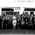 Kampioenhuldiging vinkenclub in café "De nieuwen Abeele", Izegem, 1959