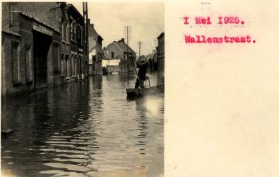 Overstroming Wallenstraat, 1925