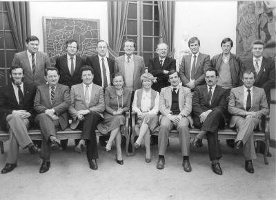 Nieuw verkozen gemeenteraadsleden, 1983