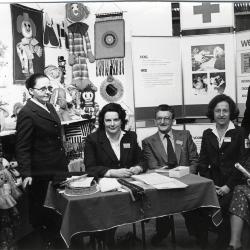 Opendeurdag in stedelijke basisschool met Antoon Deweerdt, jaren 1970