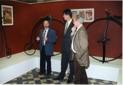 Ferdy Callewaert in nieuwe wielermuseum, 1998