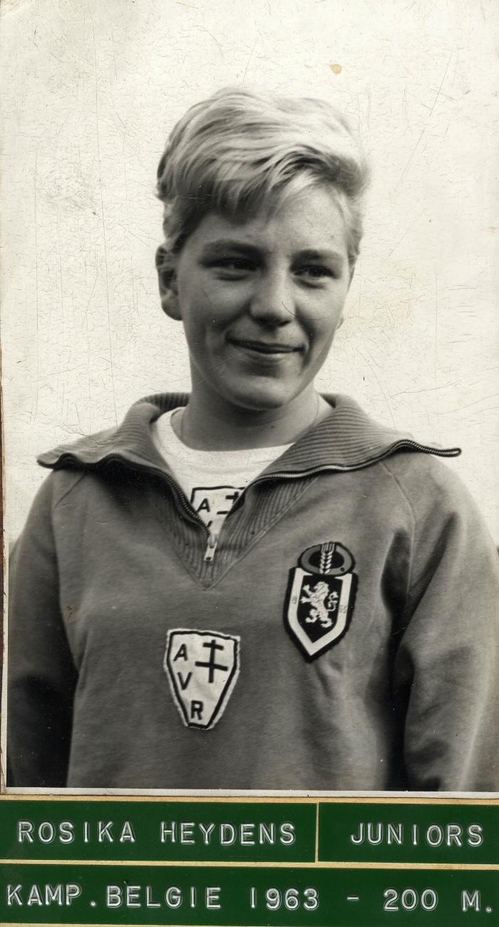 Atlete Rosika Verberckt-Heydens, 1963