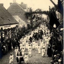 Heilig-Hartprocessie, aartsengel Michaël, 1925