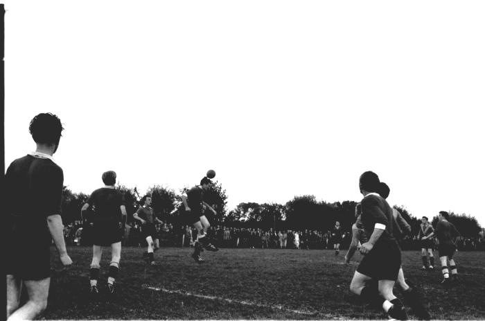 Voetbalmatch SK Staden - WS Houthulst, 22 september 1957