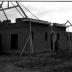 Balcaen's huis in opbouw, Izegem 1957