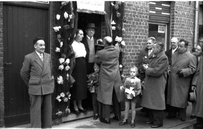 Huldiging F. Enghien, Izegem 1957