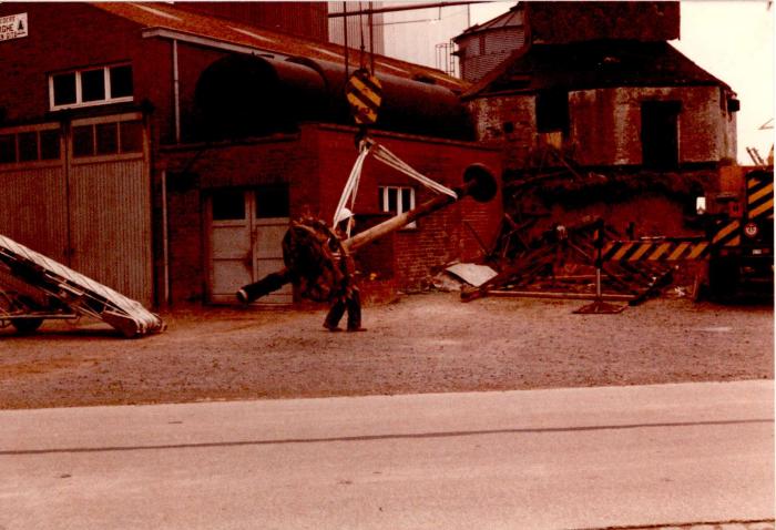 Afbraak molen "De grijspeerdmolen", Gits, 1980