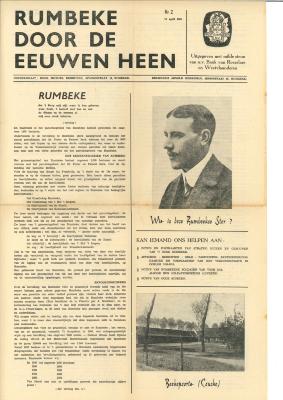 Krant 'Rumbeke door de eeuwen heen'