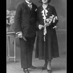 Huwelijk Cyriel Sabbe - Yvonne Windels, Ingelmunster, 1932