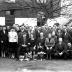 Kampioenviering café 'De Vrede': groepsfoto, Izegem 1958
