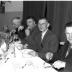 Huldiging Saelen: gemeentepersoneel aan feestmaal, Kachtem 1958