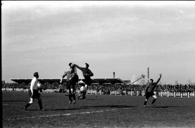 Voetbalmatch Izegem-Eeklo, Izegem 1958