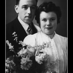 Huwelijk Maurits Richard Bovyn - Maria Germana Dobbels, Ingelmunster, 1944.