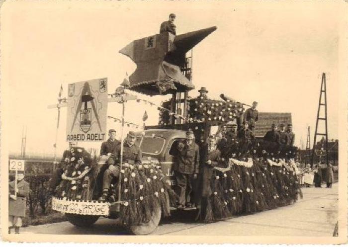 Huldiging Burgemeester Vanbiervliet, Gits, 1965