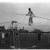 Feest bij padvinders (scouts): acrobatie, Izegem 1958