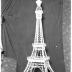 Bakker Willy Hemerick maakt 'Eiffeltoren', Izegem 1958