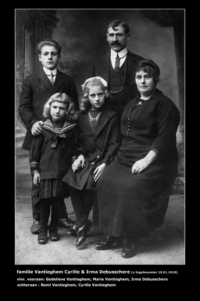 Familiefoto Cyrille Vantieghem, Ingelmunster