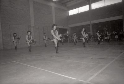 Lenteconcert: optreden majorettenkorps, Moorslede april 1978