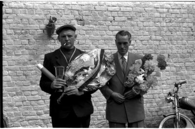 Huldiging kampioen West-Vlaanderen, Izegem, 1958