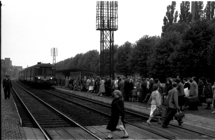 Trein naar Lourdes, Izegem, 1958