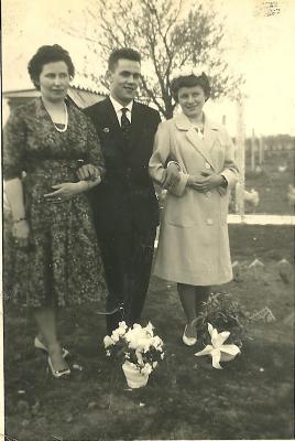 Huwelijksfoto, Gits, 1960